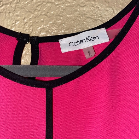 Calvin Klein Hot Pink Blouse - Picture 2 of 5